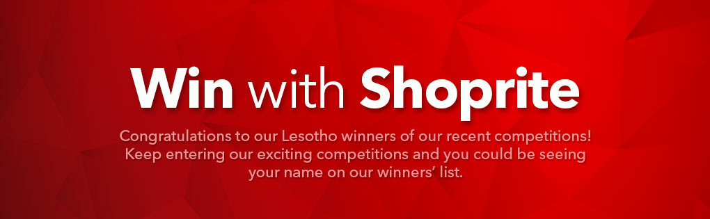 WIN WITH SHOPRITE WIN WITH SHOPRITE