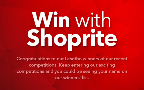 WIN WITH SHOPRITE WIN WITH SHOPRITE