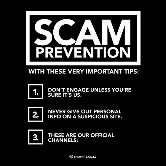 SCAM PREVENTION