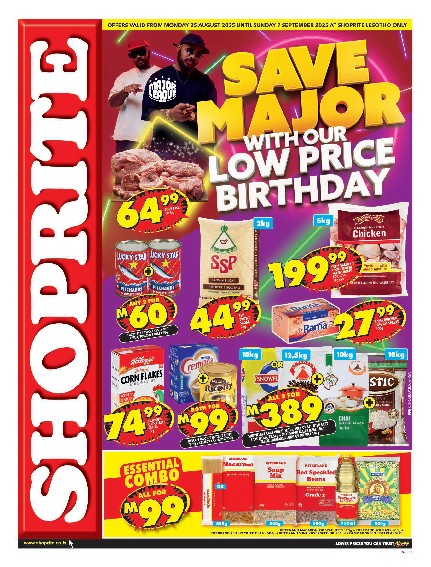 specials leaflet